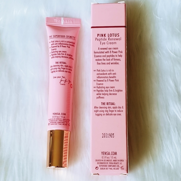 NEW FULL SIZE Yensa Pink Lotus Peptide Renewal Eye Cream - Picture 7 of 16